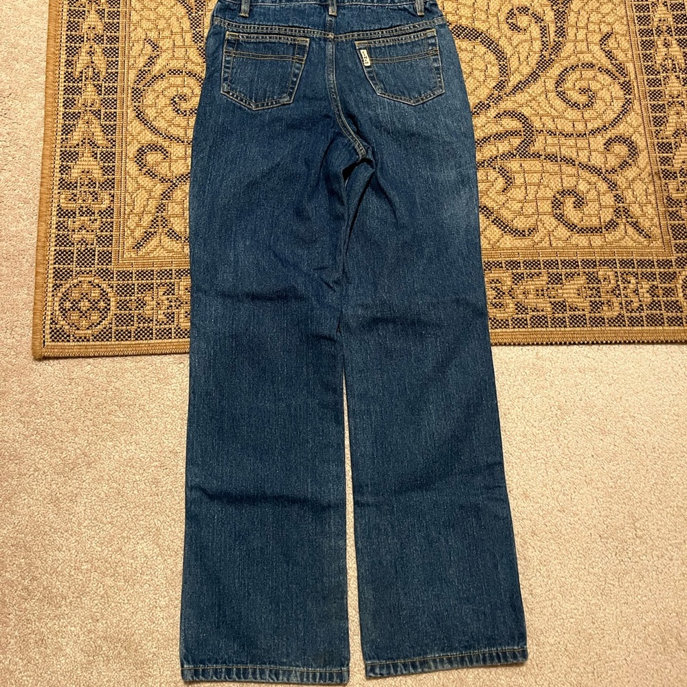 Boys jean cinch dark wash bootcut relaxed fit size 14